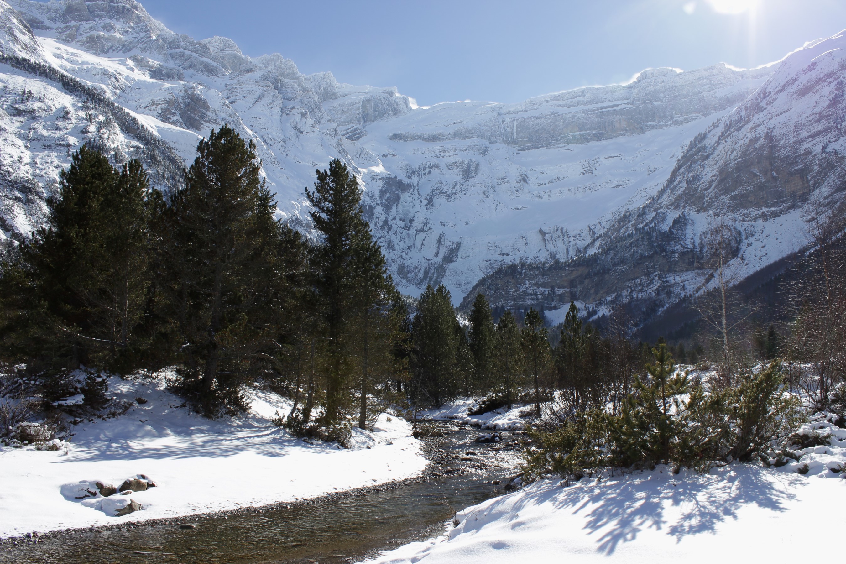 Cirque de Gavarnie - parcours hiver/raquettes n°2