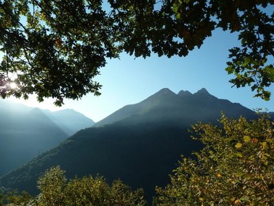 Vue sur le massif du Viscos