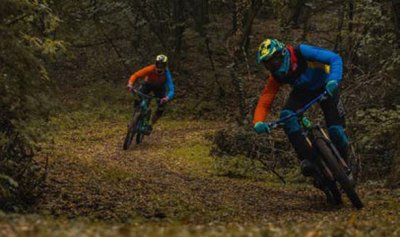 Descente en sous-bois