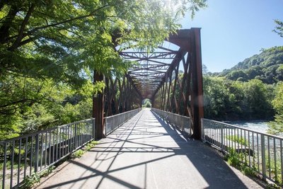 Le pont de Boô-Silhen, sur la voie verte