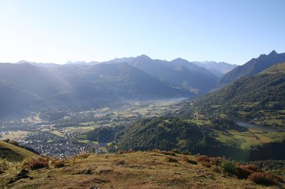 Panorama sur la vallée d'Argelès-Gazost