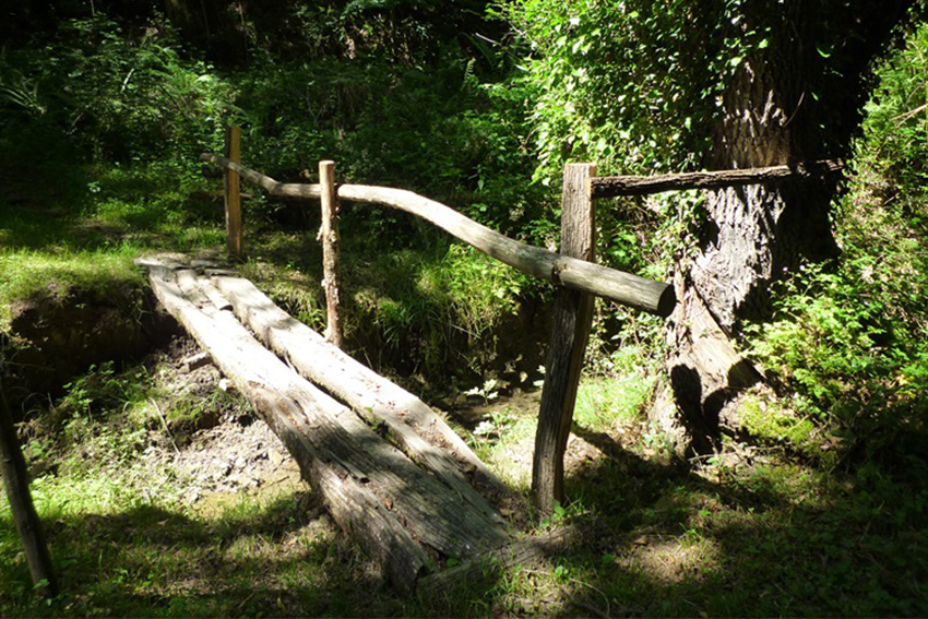 Petite passerelle en bois-©CCPL