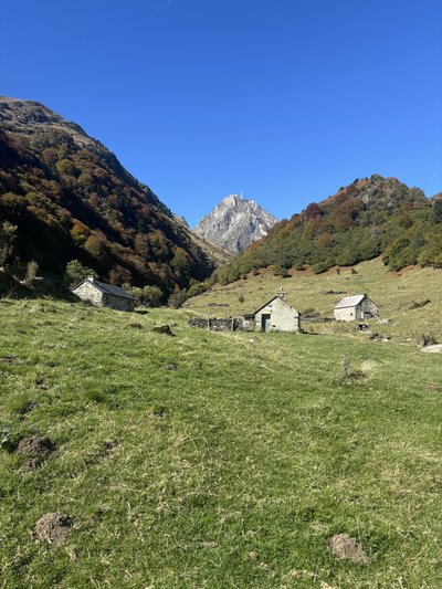 Vue Pic du Midi depuis cabanes d'Arizes