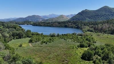 Vu sur la tourbière et le lac